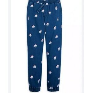 Disney Parks Mickey Mouse Christmas Print Jeans Joggers Pants Elastic 3X